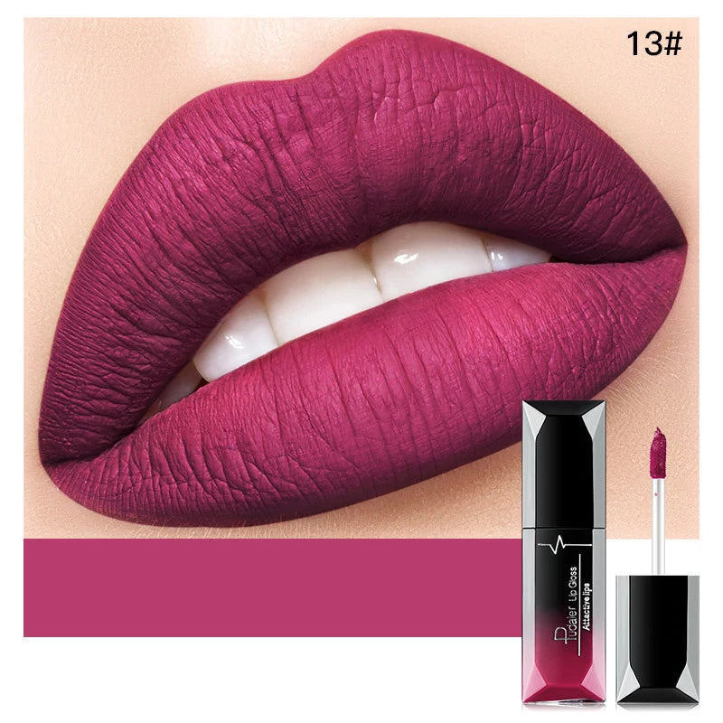 Sexy Matte Long Lasting Lip-gloss Liquid Lipstick Waterproof And Non Stick 21 Colors Lipstick