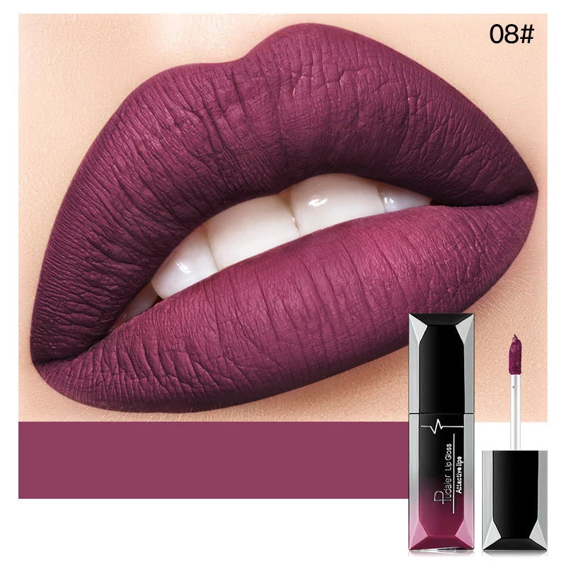 Sexy Matte Long Lasting Lip-gloss Liquid Lipstick Waterproof And Non Stick 21 Colors Lipstick
