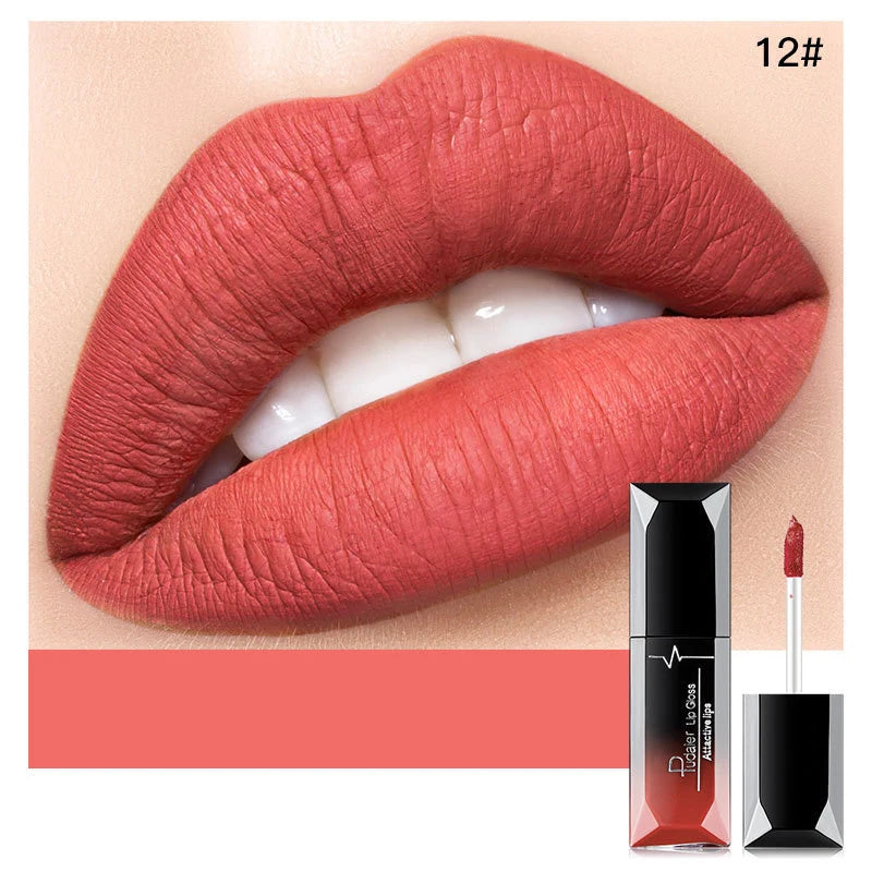 Sexy Matte Long Lasting Lip-gloss Liquid Lipstick Waterproof And Non Stick 21 Colors Lipstick