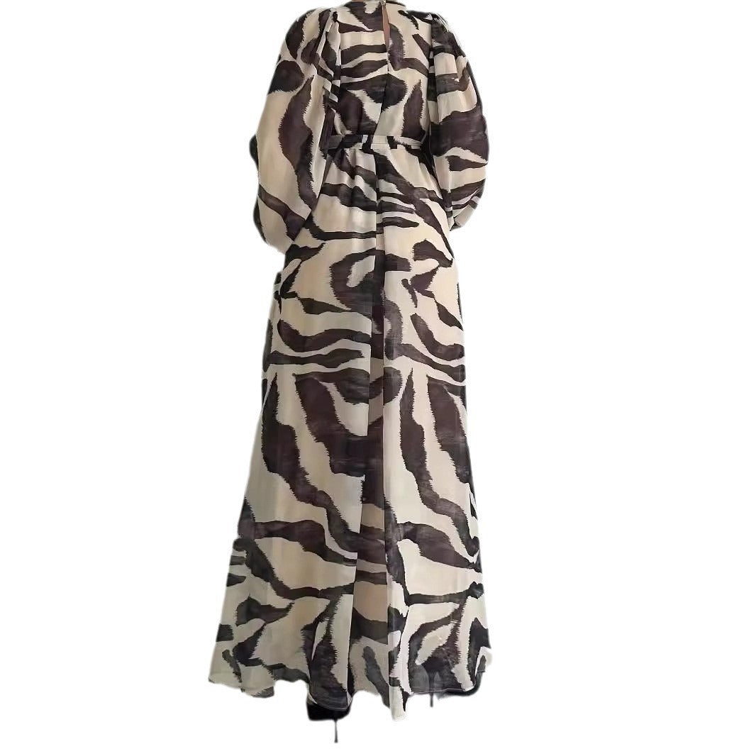 Chiffon Elegant with Belt Dress