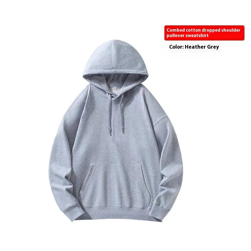 330g Autumn Full Terry Round Neck Sweater For Men