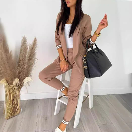 Casual Suit Trousers Two-piece Set